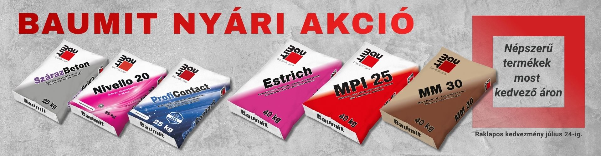 Baumit nyári AKCIÓ