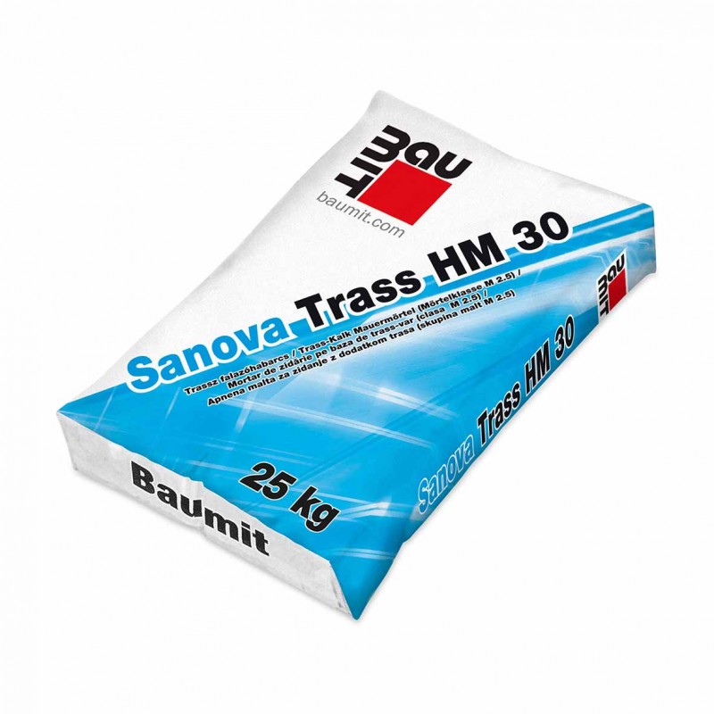 Baumit Sanova Trass HM30 trassz falazóhabarcs - 25kg