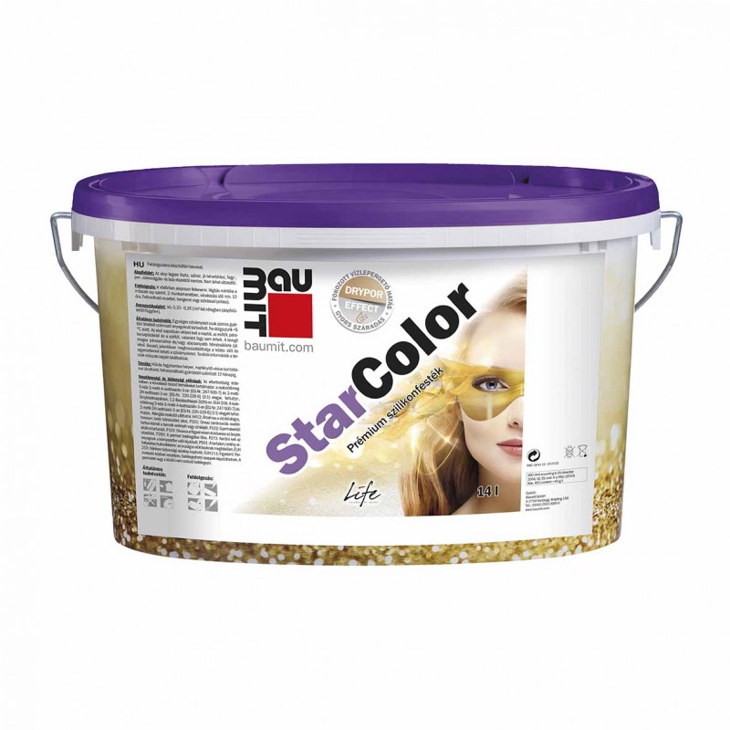 Baumit StarColor szilikongyantás homlokzatfesték - 5 L - III.színcsoport