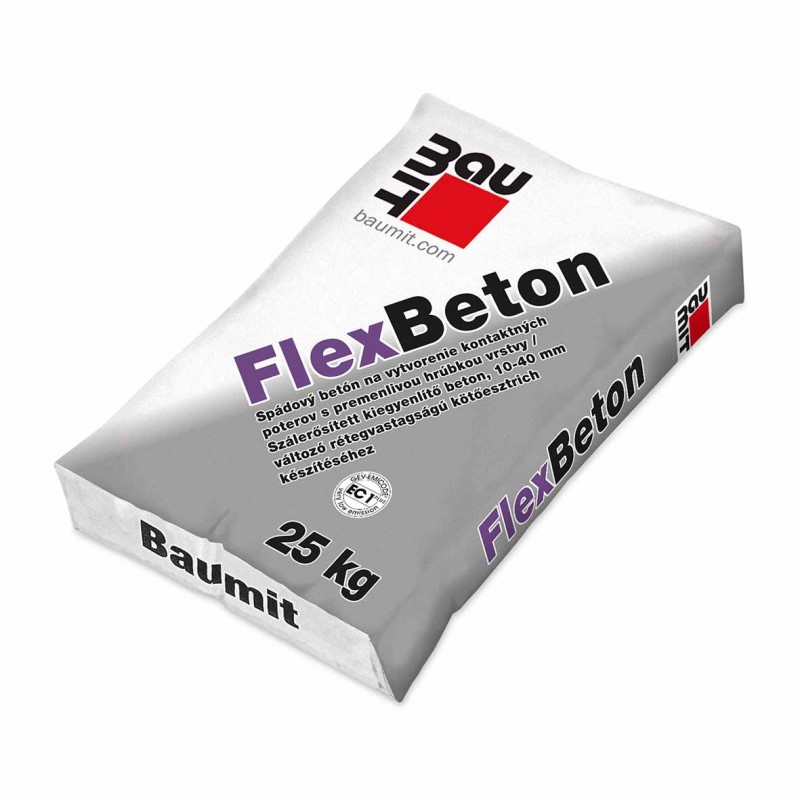 Baumit FlexBeton szálerősítéses szárazbeton - 25 kg