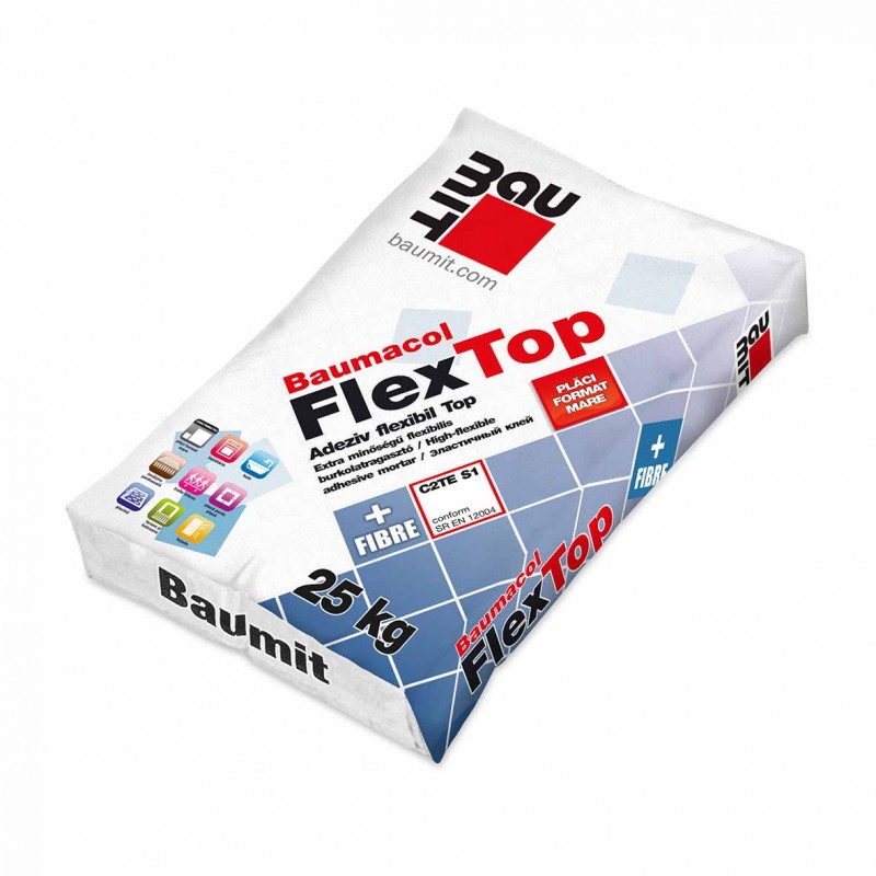 Baumit Baumacol FlexTop + Fibre szálerősített burkolatragasztó - 25 kg