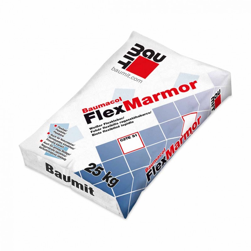 Baumit Baumacol FlexMarmor - vastagágyas burkolatragasztó - 25 kg