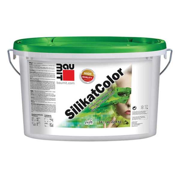 Baumit SilikatColor szilikát homlokzatfesték - 14 L - fehér