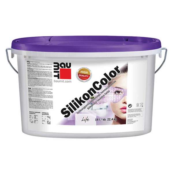 Baumit SilikonColor szilikonos homlokzatfesték - 5 L - fehér